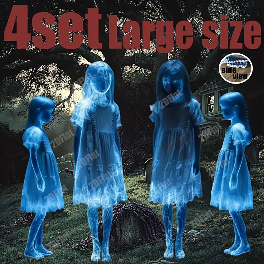 Halloween tuinprikkers 4st | Spook decor voor buiten & feest