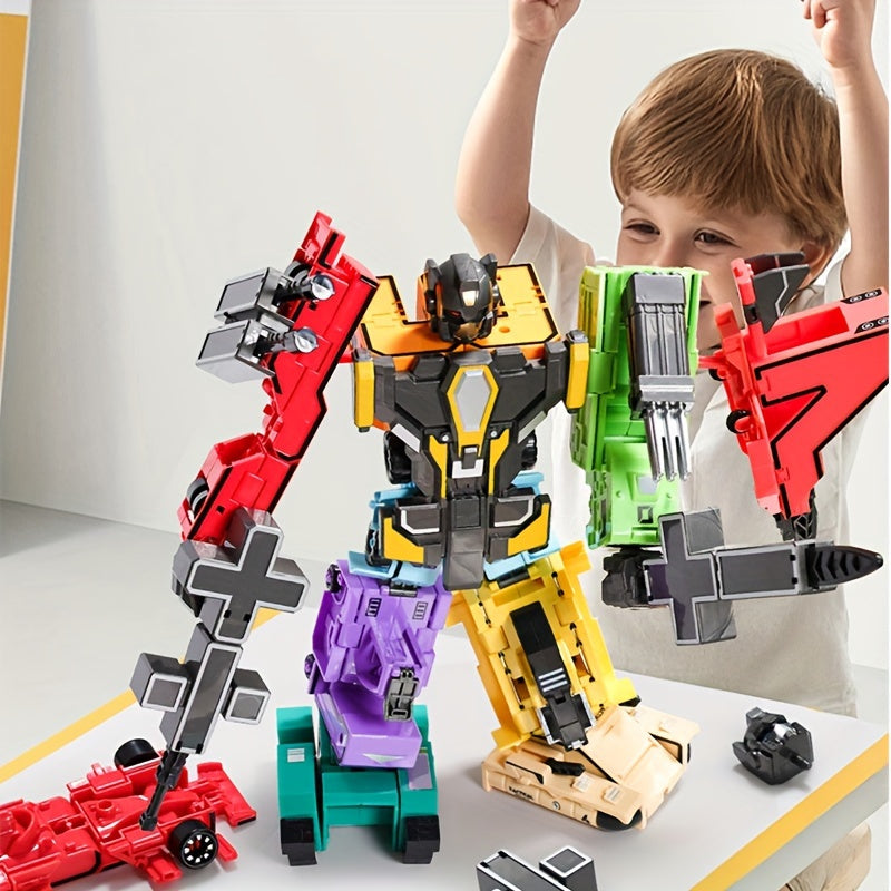 Transformeerbare Robot Auto Set | 10-delige Educatieve Speelgoed Mecha