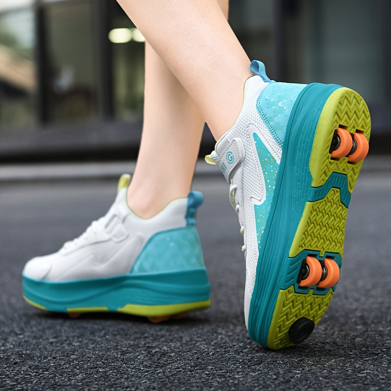 Jongens rolschaatsen - comfortabel met afneembare wielen & verbeterde afneembare remkop | outdoor skates