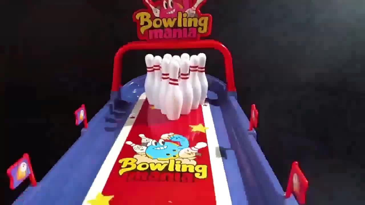 Bowling Set voor Kinderen | Tafelspel voor Gezinsplezier, Duurzaam Plastic, Perfect voor Binnen