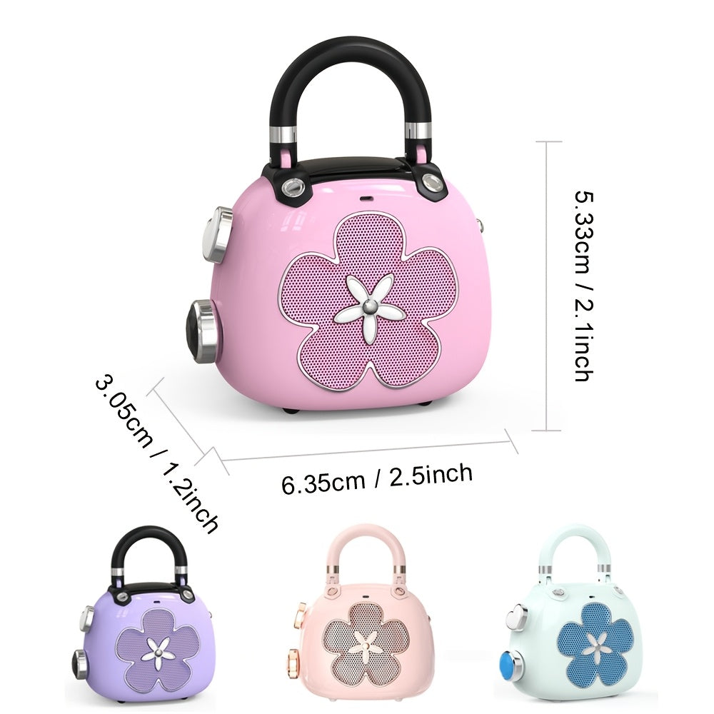 Mini Bluetooth Speaker voor Kinderen en Volwassenen - Draagbare Draadloze Luidspreker met Retro Design - 5W Krachtig Geluid MP3 Speler - Leuk Cadeau voor Meisjes