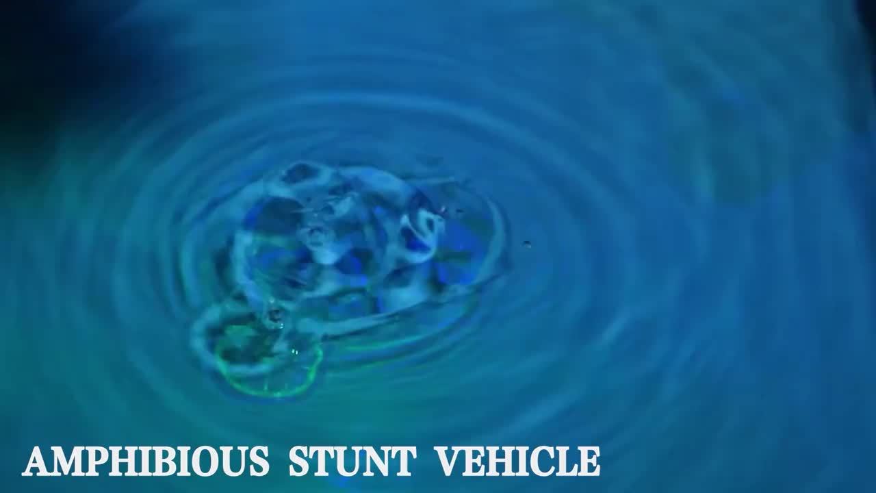 Amfibische RC Stuntauto met Dubbele Afstandsbediening – Gebarenbesturing & Waterdicht | Speelgoed vanaf 8 Jaar