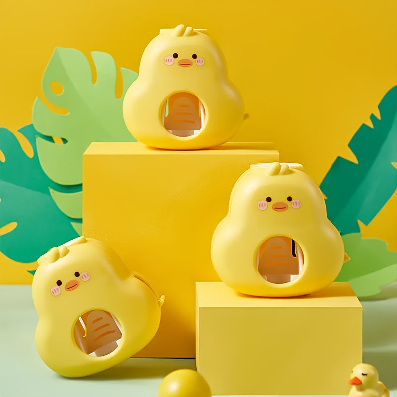 Tandpasta dispenser & tandenborstelhouder - schattig eend ontwerp