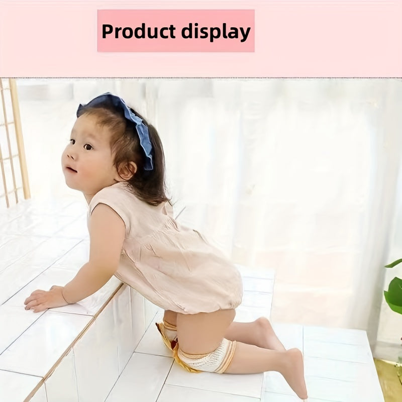 Knie- en Elleboogbescherming voor Kruipen | Dunne Elleboogbescherming voor Peuters, Anti-Val, Kruip- en Loopbescherming voor Baby's 0-3 Jaar