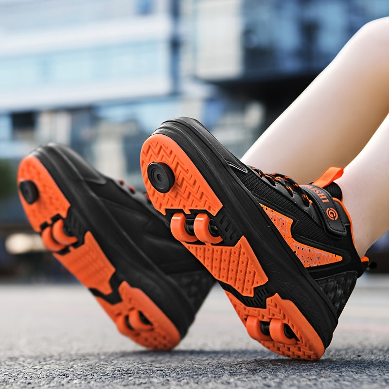 Jongens rolschaatsen - comfortabel met afneembare wielen & verbeterde afneembare remkop | outdoor skates