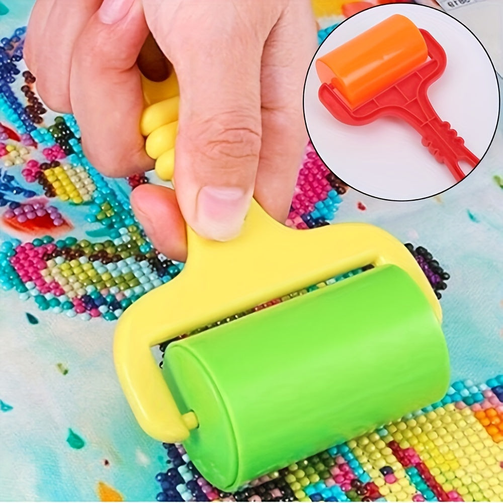 1 Stuks Rubberen Roller voor Strass en Borduurwerk – DIY Accessoire voor Winter en Nieuwjaar Knutselprojecten