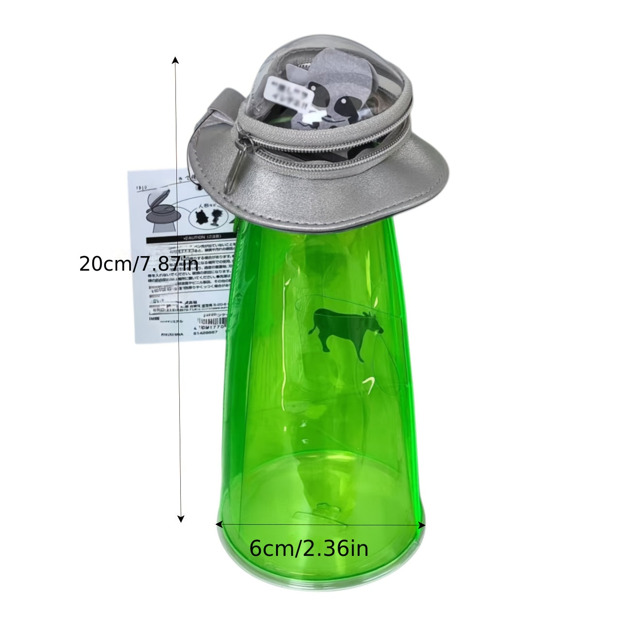 UFO Pennenzak voor Studenten en Tieners - Trousse Transparente Ruimteschip - Bureau Organizer en Rugtas Accessoire voor Jongens en Meisjes