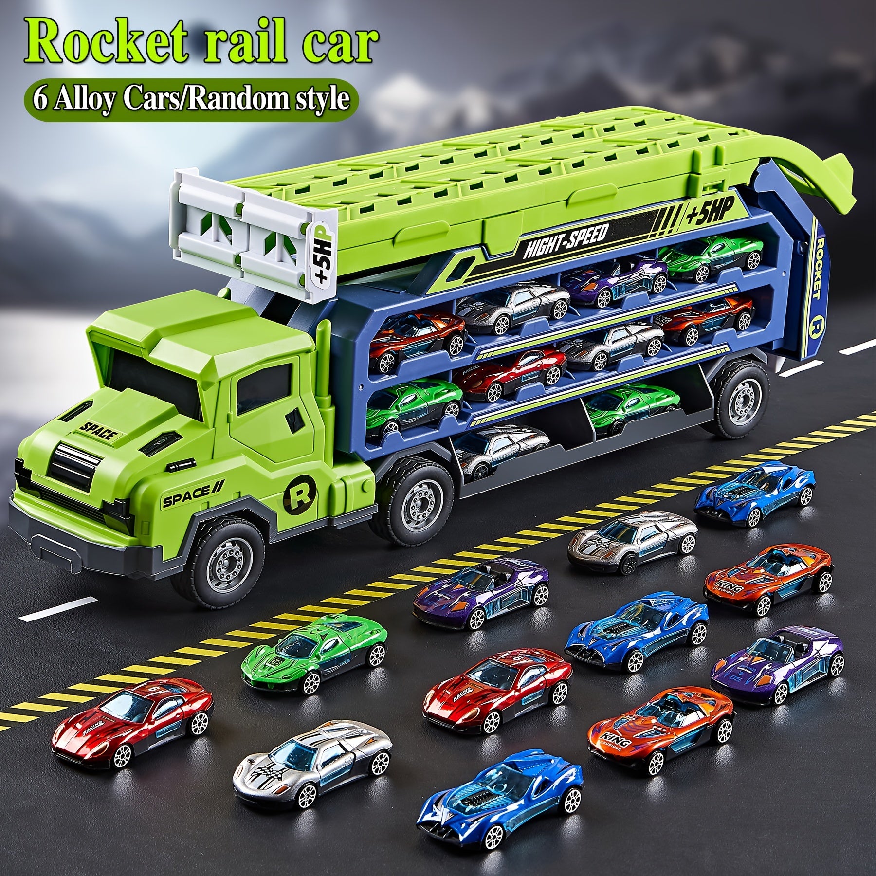 Transformeerbaar raketcircuit - Geweldig voor Halloween- en kerstcadeaus.