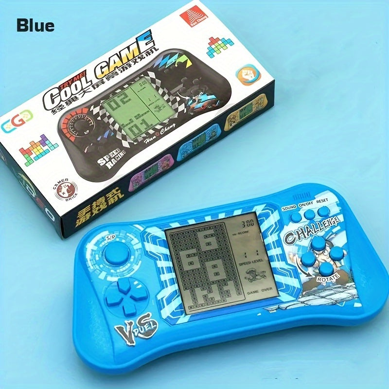 Retro Handheld Puzzel Gameconsole met Groot Scherm – Educatief Elektronisch Speelgoed voor Kinderen vanaf 3 Jaar