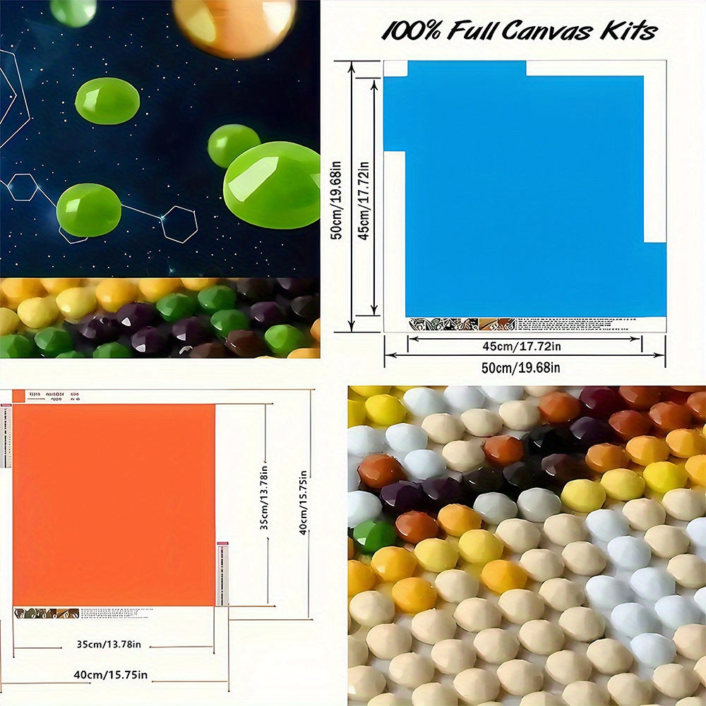 Ghostforce 5D diamant schilderset | DIY kunsthandwerk, hoogwaardige canvas, 30–50 cm