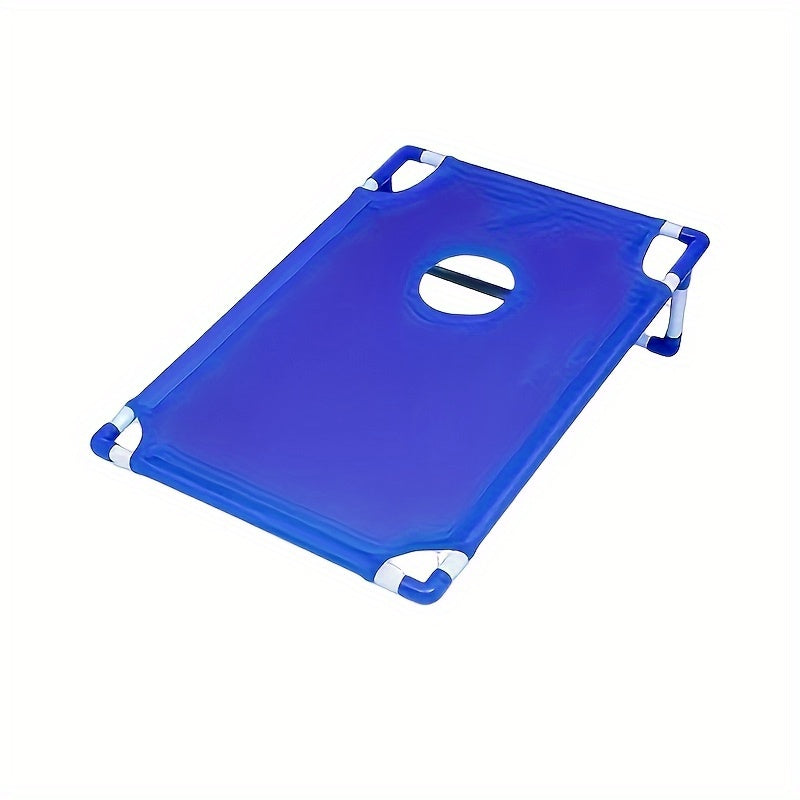 Opvouwbaar Cornhole Spel – 1 Stuks Rood of Blauw Draagbaar Cornhole Game met 6 Bean Bags | Buitenspel voor Feestjes, Camping & Familieplezier, PVC Materiaal