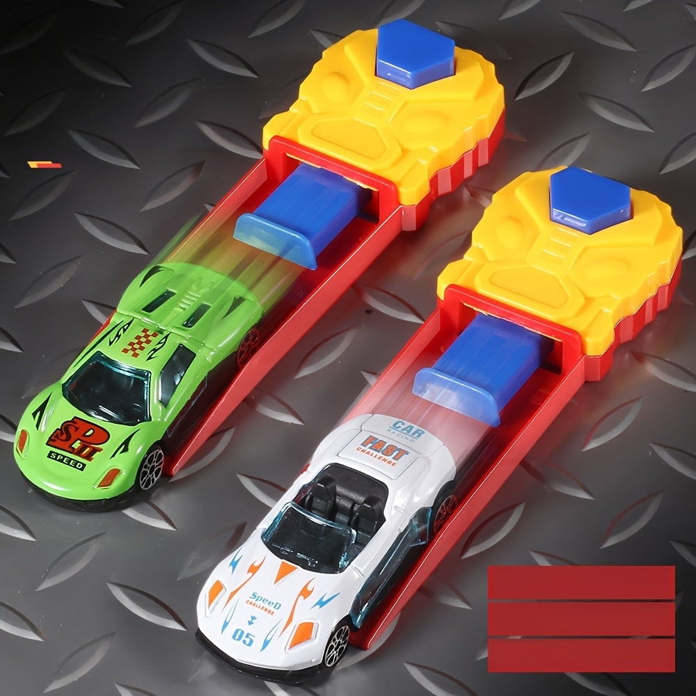 Ejectie Raceauto | Educatief Wetenschapsspeelgoed | Breinontwikkeling & Multi-Speler Cadeau