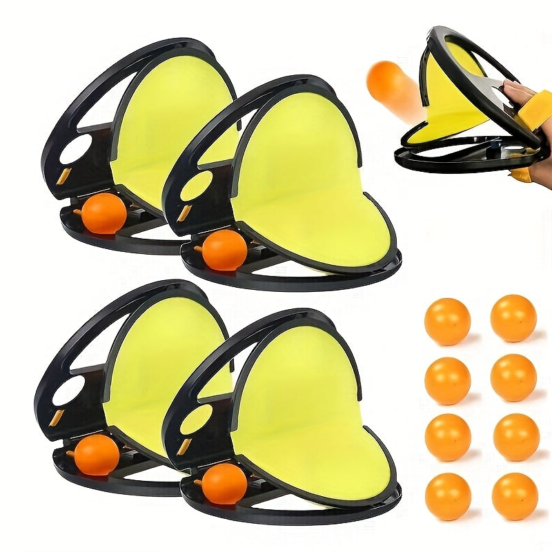 Gooi en Vang Balspel | Indoor & Outdoor Spelset met 2 Ballen & Peddels | Cadeau voor Jongens & Meisjes