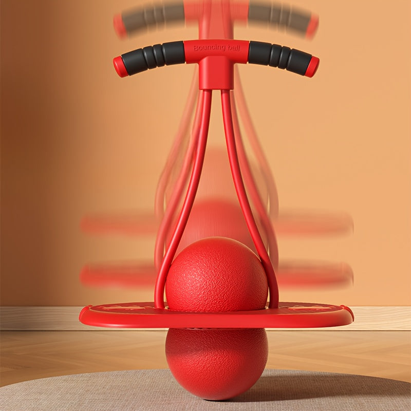 Balans Springbal – Fitness Speelgoed voor Binnen & Buiten met Handvatten | Elastische Bouncy Ball voor Kinderen & Volwassenen, Core Training & Stabiliteit