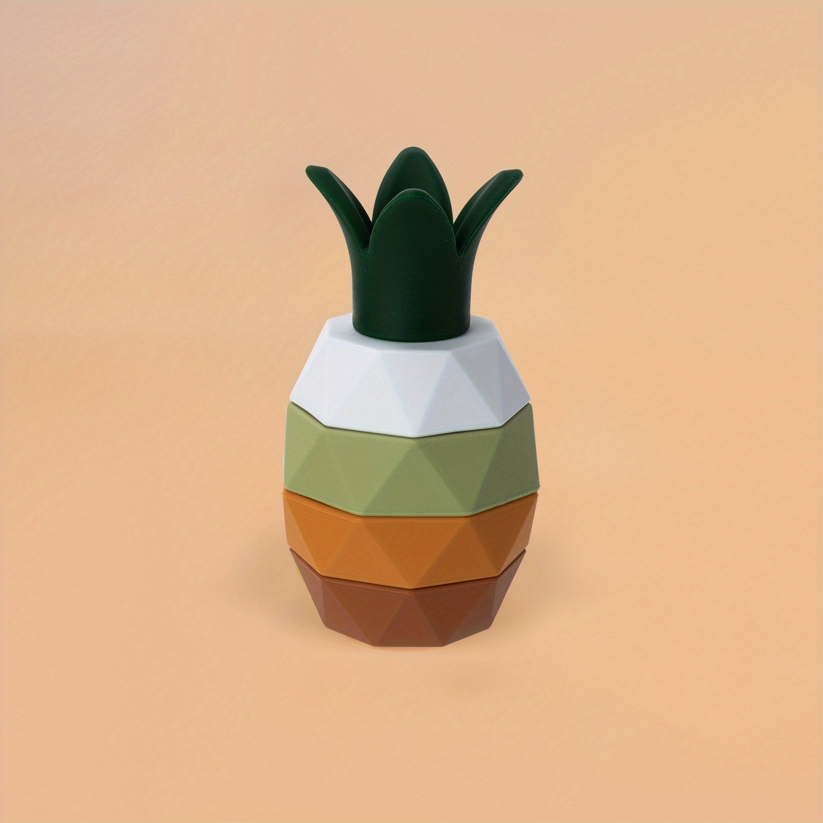 Siliconen Stapel Speelgoed | BPA-vrije Baby Bouwblokken | Bijtspeeltjes & Educatief Cadeau voor Halloween, Kerst & Thanksgiving