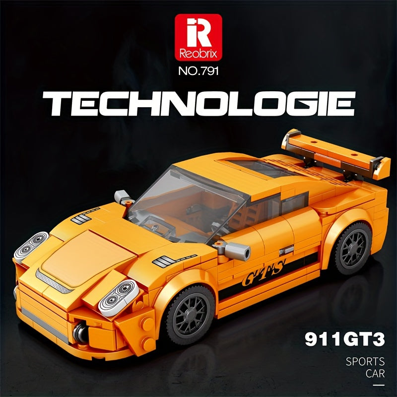 338-delige DIY raceauto bouwset - Kerstcadeau.