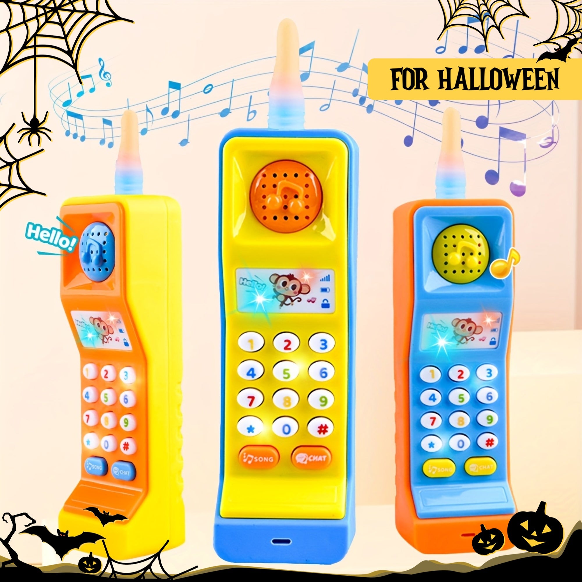 Educatief mobiel speelgoed - muziekspel met knoppen voor kinderen