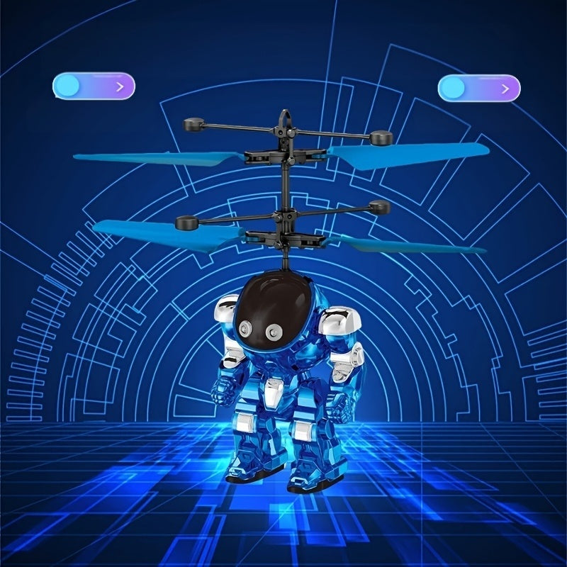 Inductie Mecha Vliegende Helikopter | LED Sensor Drone voor Kinderen