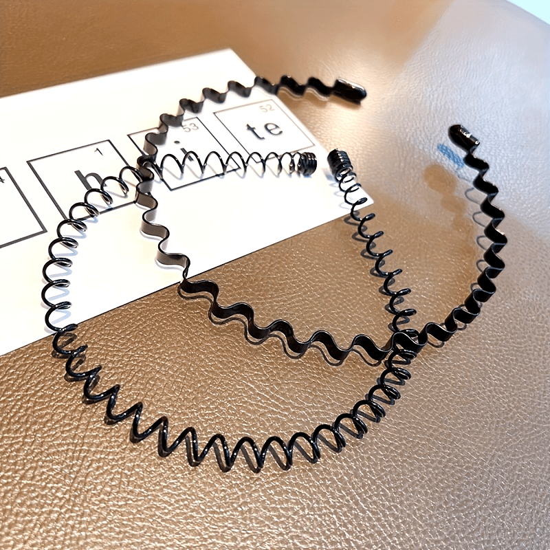 3x Stealth Haarband Set | Golvend Design | Unisex | Anti-slip | Voor Sport, Fotografie, Styling | Cadeau voor Hem/Haar
