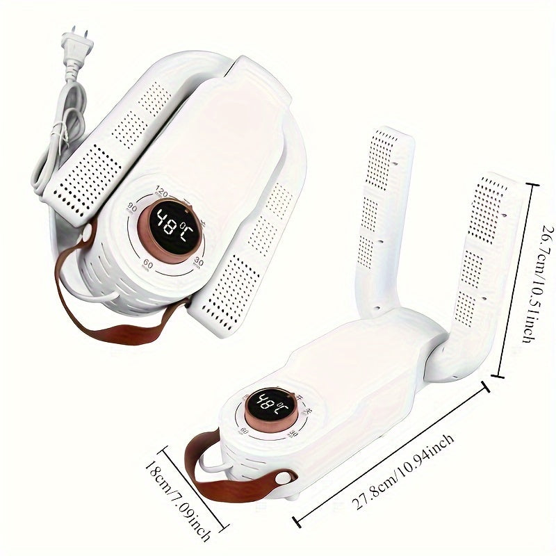 Elektrische Schoenendroger met Timer | Snel Drogen, Opvouwbaar & Stil – Voor Werkschoenen, Wintersport & Handschoenen