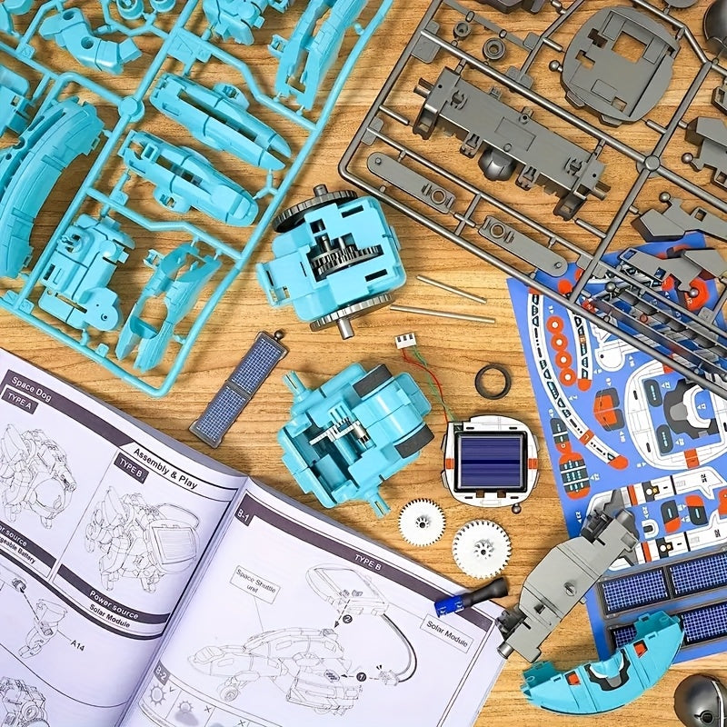 6-in-1 Zonne-Energie Robot Kit – Educatief STEM Speelgoed voor 8-13 Jaar