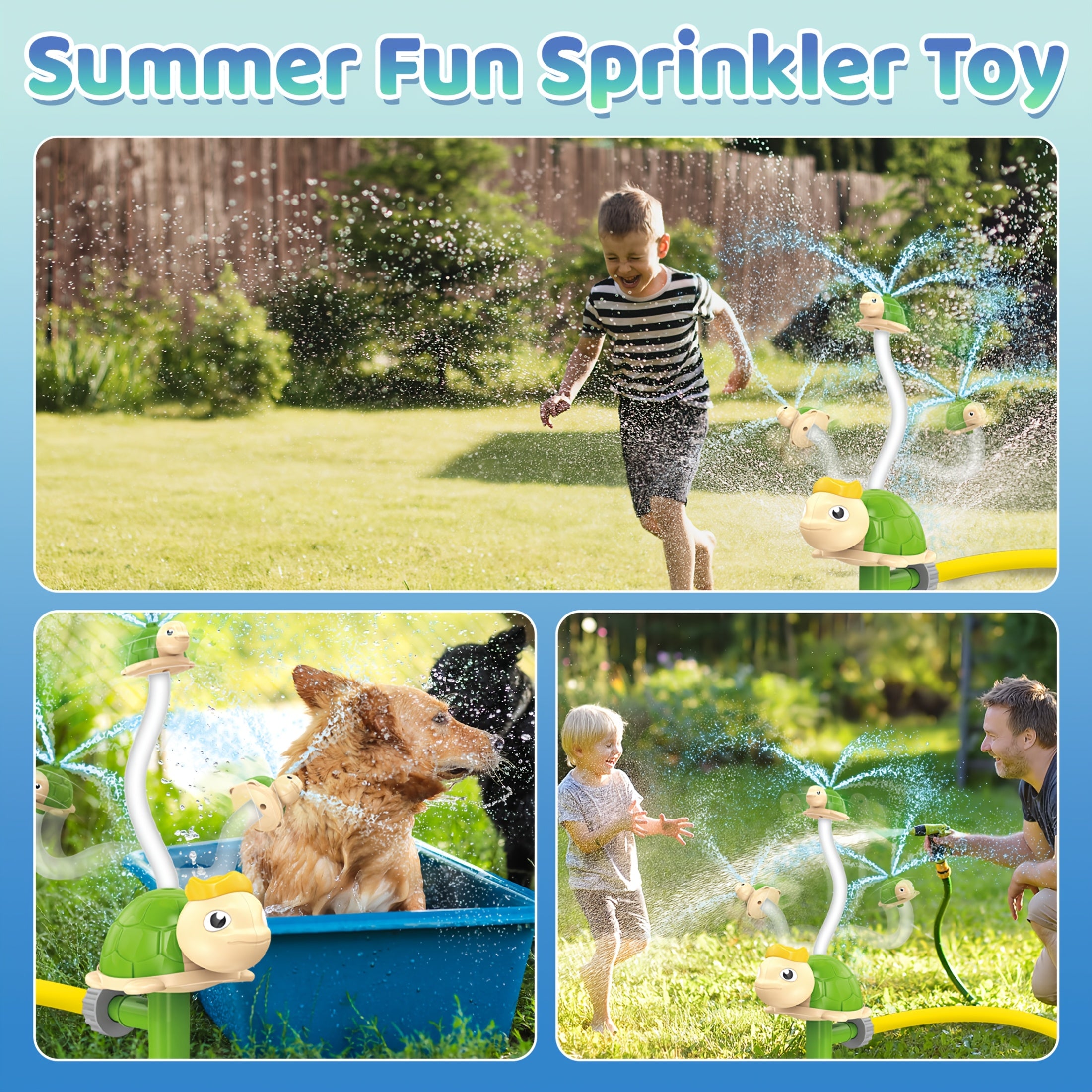 Buitenspeelgoed Turtle Watersproeier – Schommelbuizen voor Kinderen van 3-8 Jaar