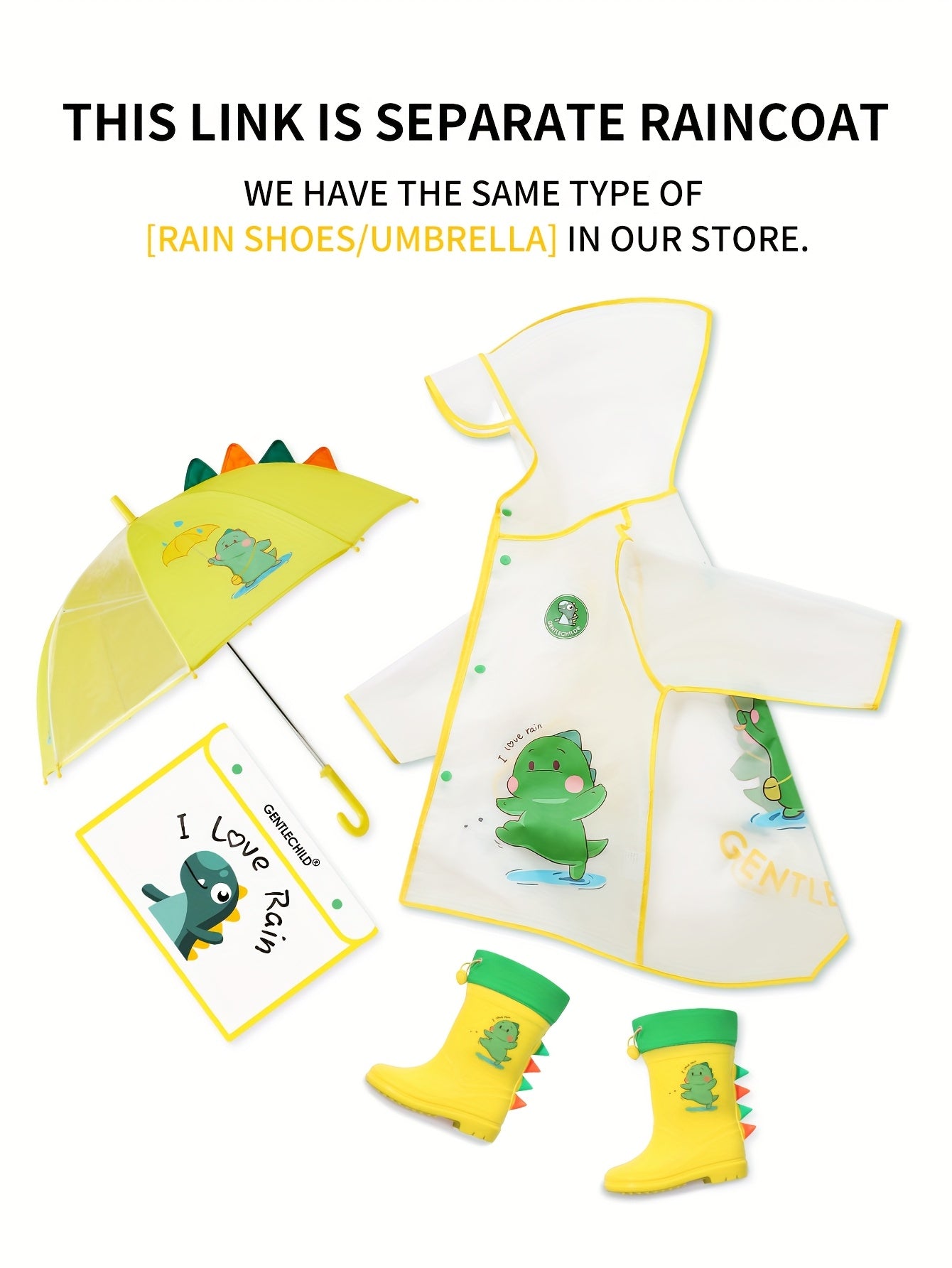 Kinderregenjas met capuchon | EVA regenponcho licht & ademend