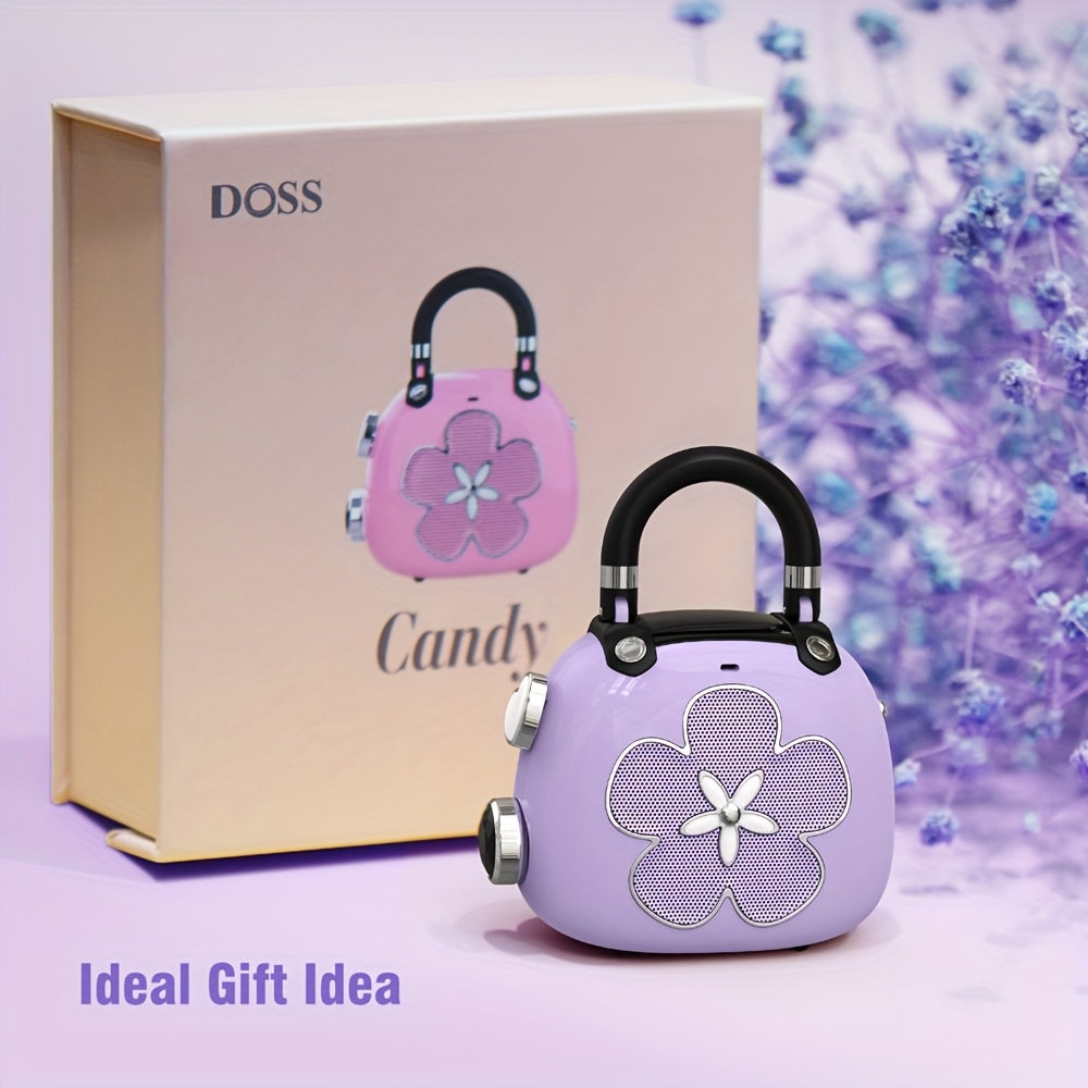 Mini Bluetooth Speaker voor Kinderen en Volwassenen - Draagbare Draadloze Luidspreker met Retro Design - 5W Krachtig Geluid MP3 Speler - Leuk Cadeau voor Meisjes