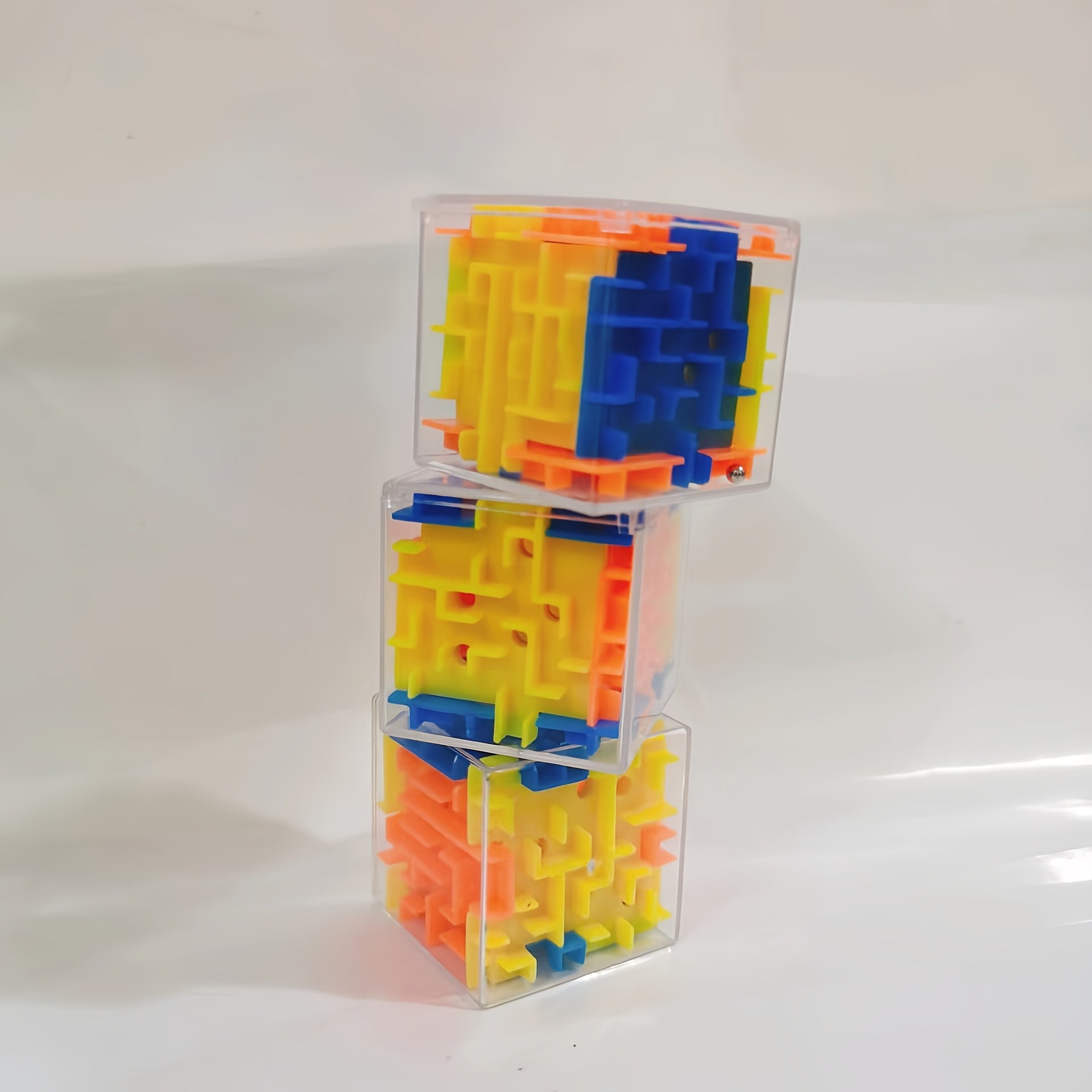 Zeskantige 3D Doolhof Kubuspuzzel | Universeel Rollende Balspel, Intelligentie Puzzel Speelgoed voor Educatie van Peuters en Kinderen
