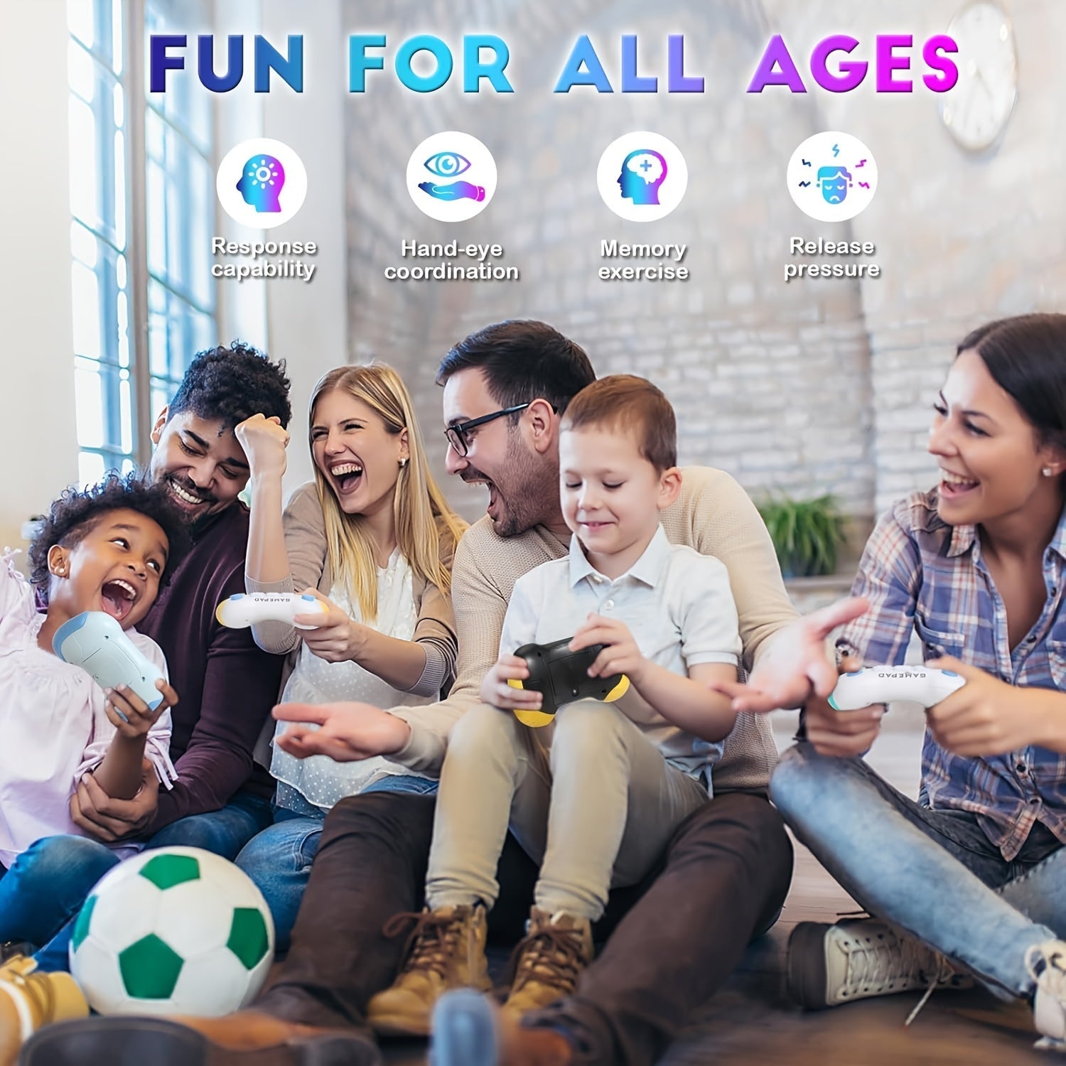 Snelle push-gameconsole | Tik en speel Speelervaring voor 1-, 2-, 3-jarigen