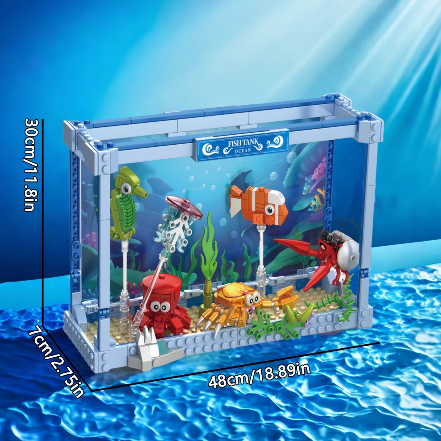 Oceaan Aquarium Bouwset | 391-delig Marine Dieren Educatief Speelgoed