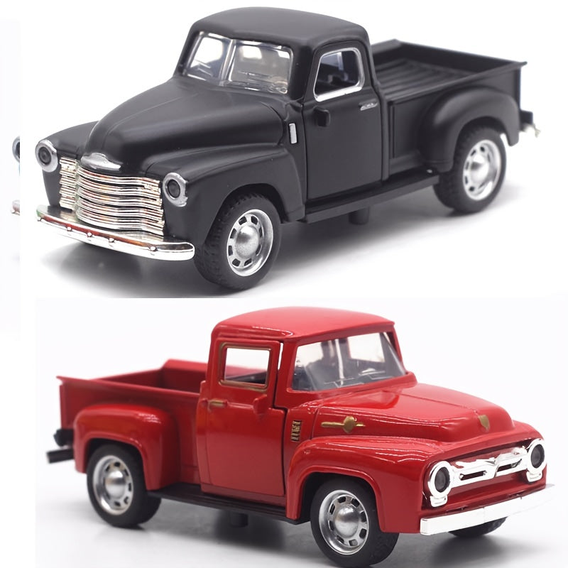 Vintage truck 1:32 van legering - Speelgoed voor kinderen, cadeau voor Kerstmis en Halloween.