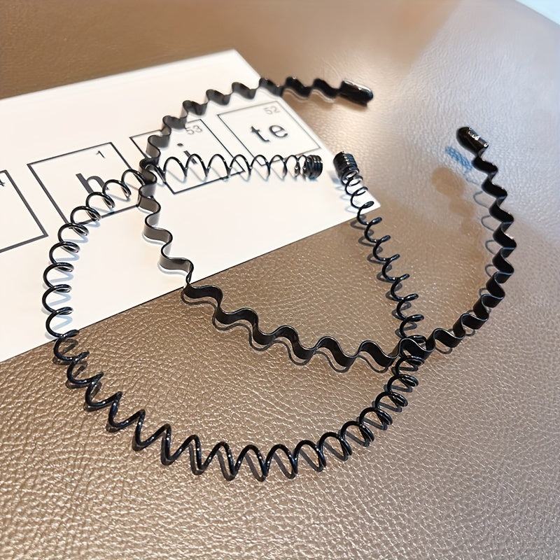 3x Stealth Haarband Set | Golvend Design | Unisex | Anti-slip | Voor Sport, Fotografie, Styling | Cadeau voor Hem/Haar
