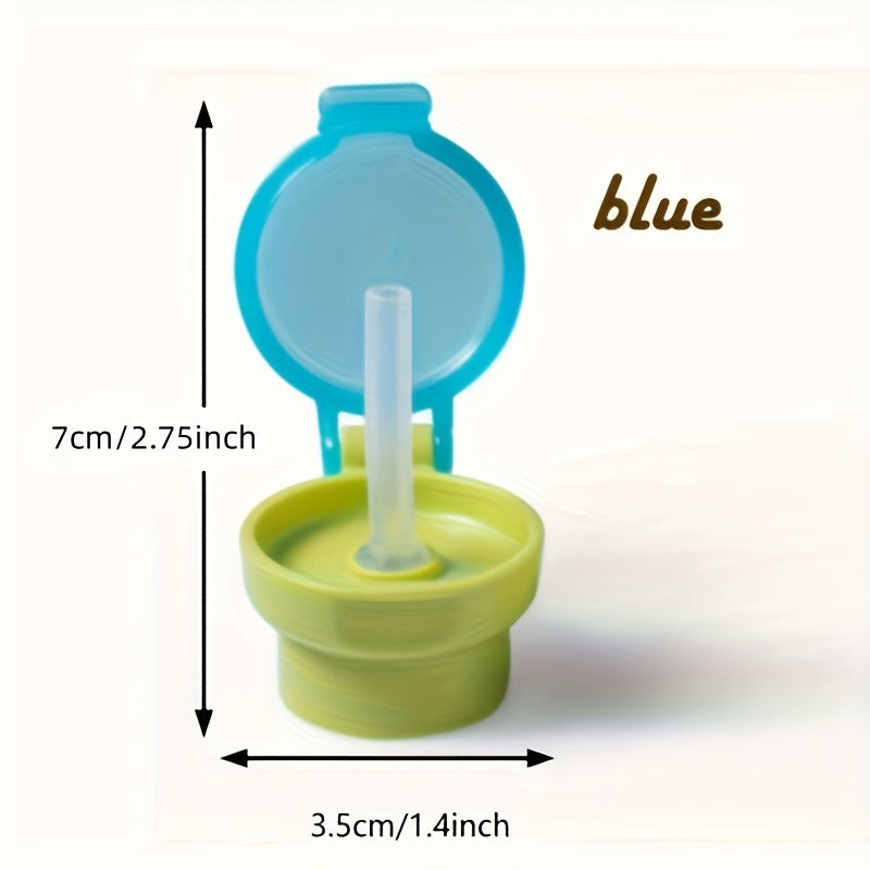 Kinderen Waterfles Sippy Dop | Lekvrije Dop met Rietje voor Sap en Water Fles voor Kinderen en Peuters