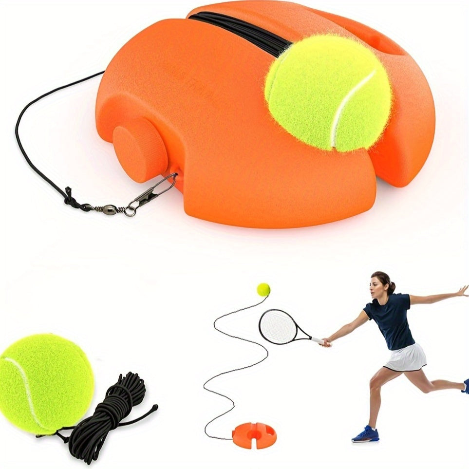Tennis Trainingsset | Inclusief 2 Stuiterballen & Oefentouw | Perfect Voor Beginners om Tennisvaardigheden te Verbeteren