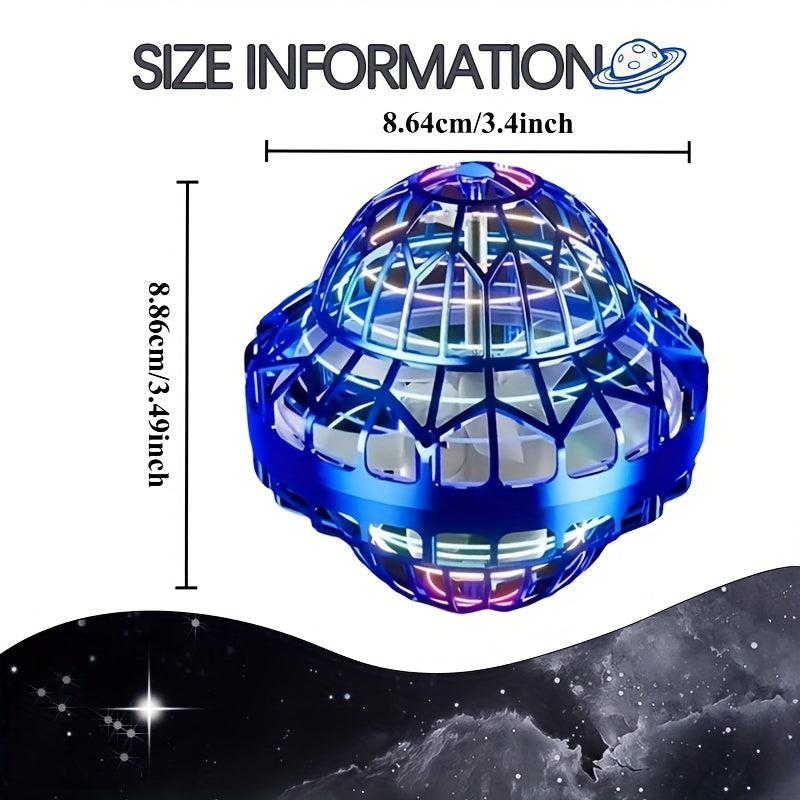 UFO Boomerang Flying Ball met LED Licht – Handgestuurde Zweefbal voor Kinderen | Indoor & Outdoor Magisch Speelgoed vanaf 6 Jaar, Draaien, Terugkomen & Zweven