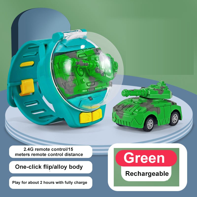 Mini RC Auto Horloge – Speelgoed voor Kinderen met Afstandsbediening
