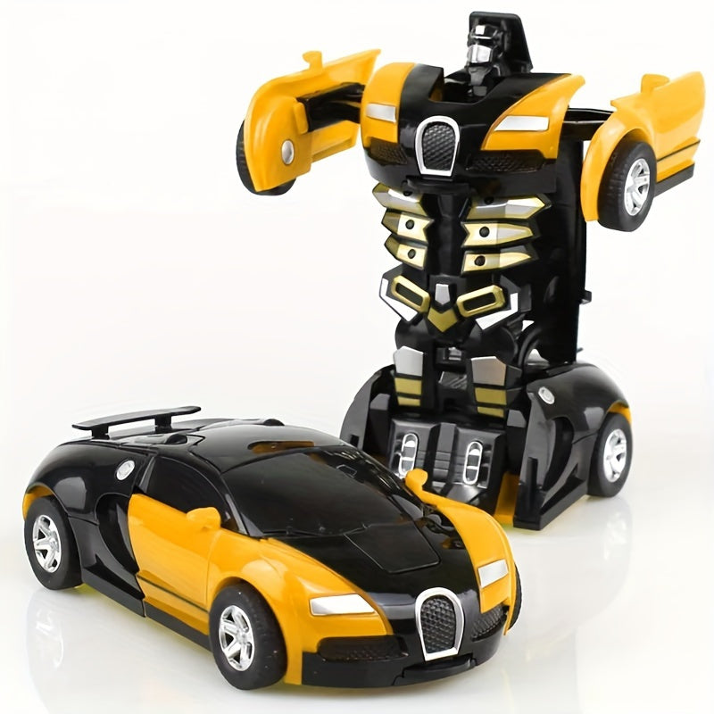 Automatisch Transformerend Autootje – Knopgestuurd, Robot & Auto in Eén, Speelgoed voor Jongens vanaf 3 Jaar