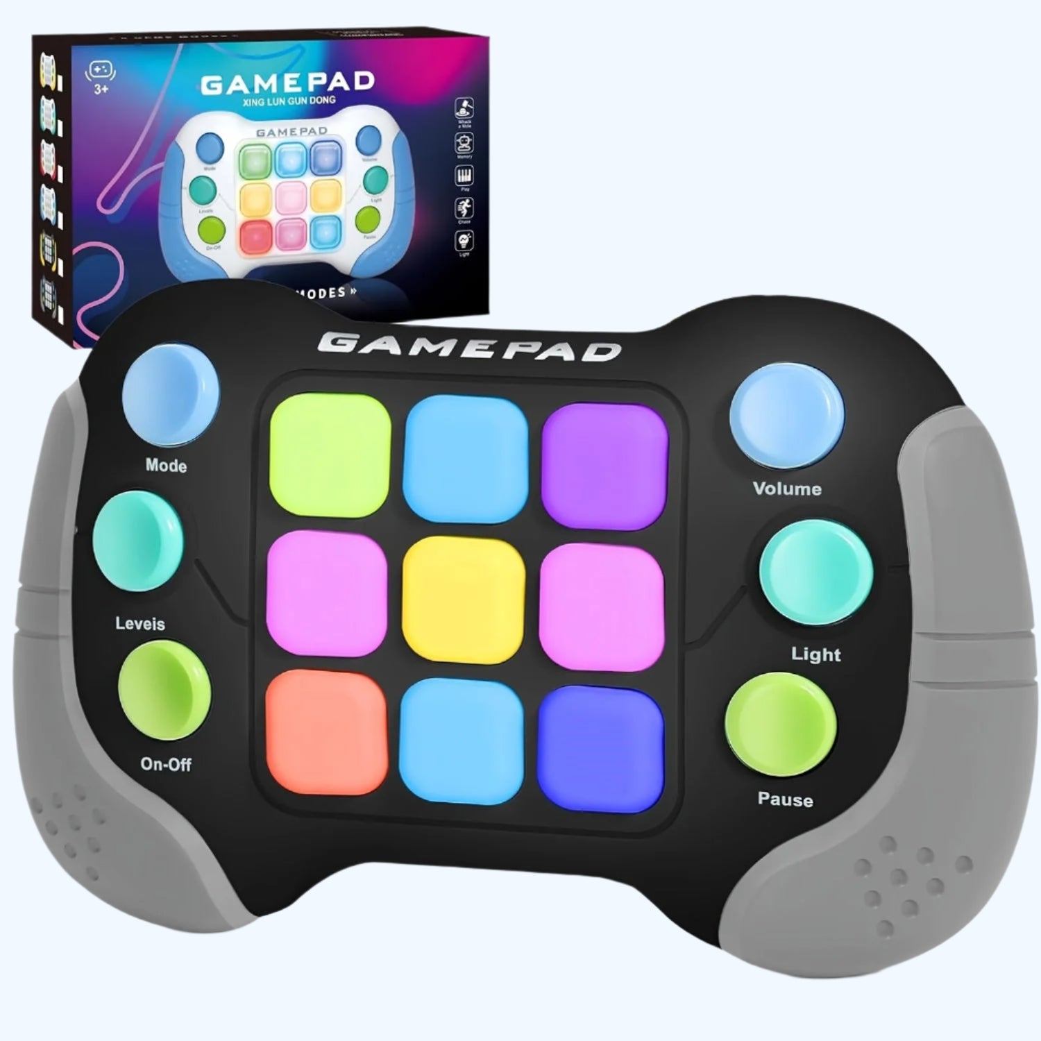 Snelle push-gameconsole | Tik en speel Speelervaring voor 1-, 2-, 3-jarigen