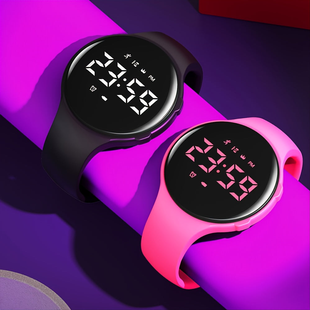 LED Digitale Fitness Tracker Horloge voor Kinderen van 3-14 Jaar - Smartwatch met Stappenteller, Stopwatch en Alarm - Waterbestendig en USB Oplaadbaar