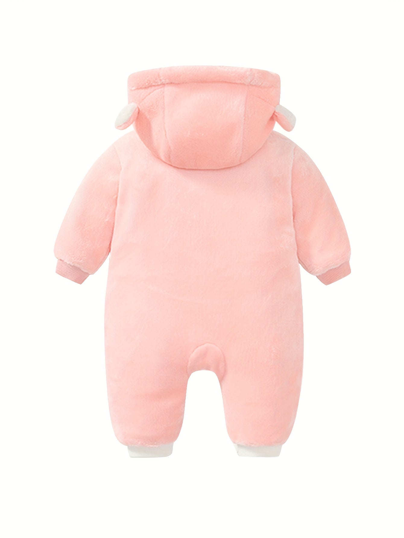 Schattige Beer Vormige Flanellen Romper | Peuter Kleding Onesies Gezellige Buitenkleding voor Herfst en Winter