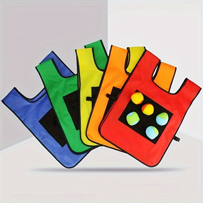 Interactief Sticky Bal Vest Spel | Actief Buitenplezier voor Kinderen
