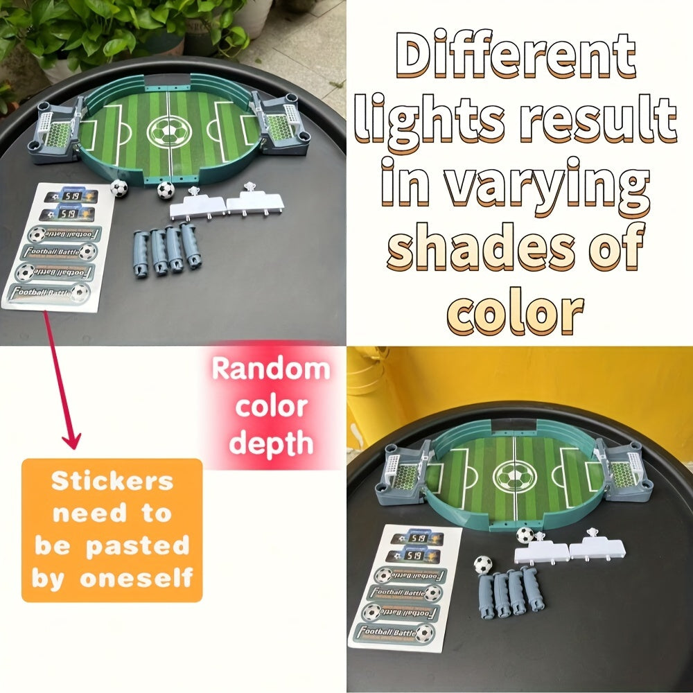 Interactief Tafelvoetbal Spel voor Kinderen met 2/4/6 Ballen - Educatief Sport Tafel Speelgoed voor Kinderen van 3-6 Jaar, Ideaal voor Kerst, Halloween en Dankzegging Cadeaus