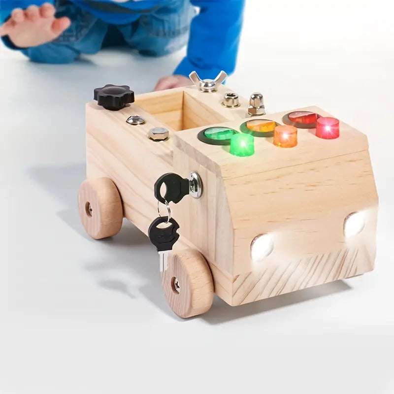 Montessori Bord met 6 LED's en 8 Bevestigingsschroeven Set