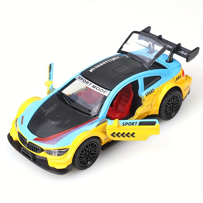 1:36 raceauto van metaal - Decoratief en ideaal als Halloweencadeau.