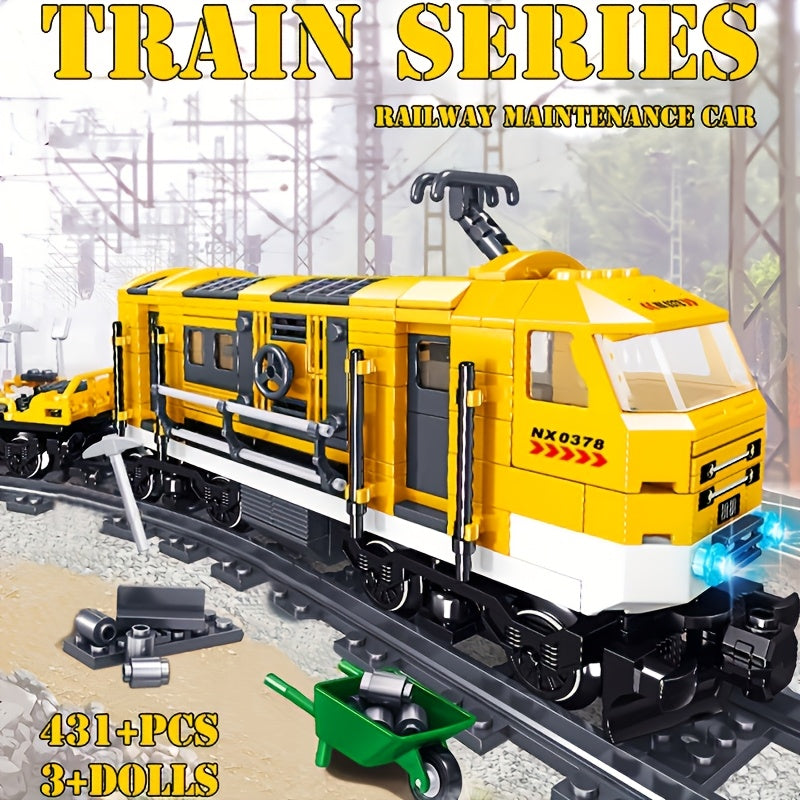 DIY Stadstrein Bouwset | 431-delig Met Rails & Figuren