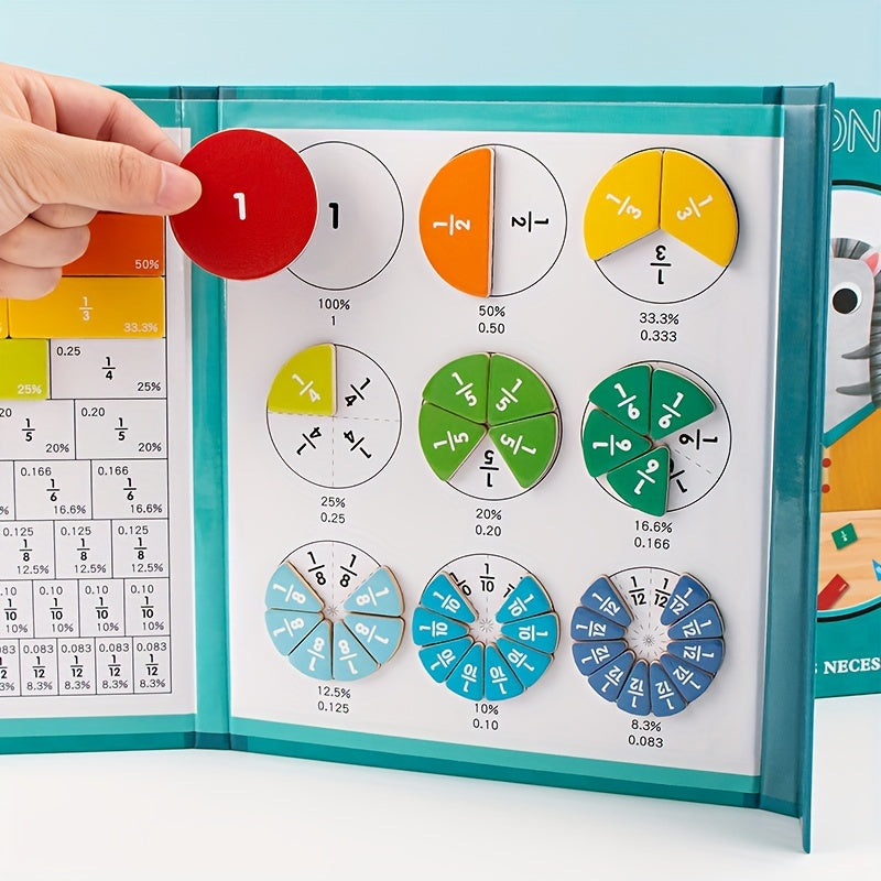 Magnetische Breuktegels Bord | Reken- en Leer Spel, Educatief STEM Speelgoed