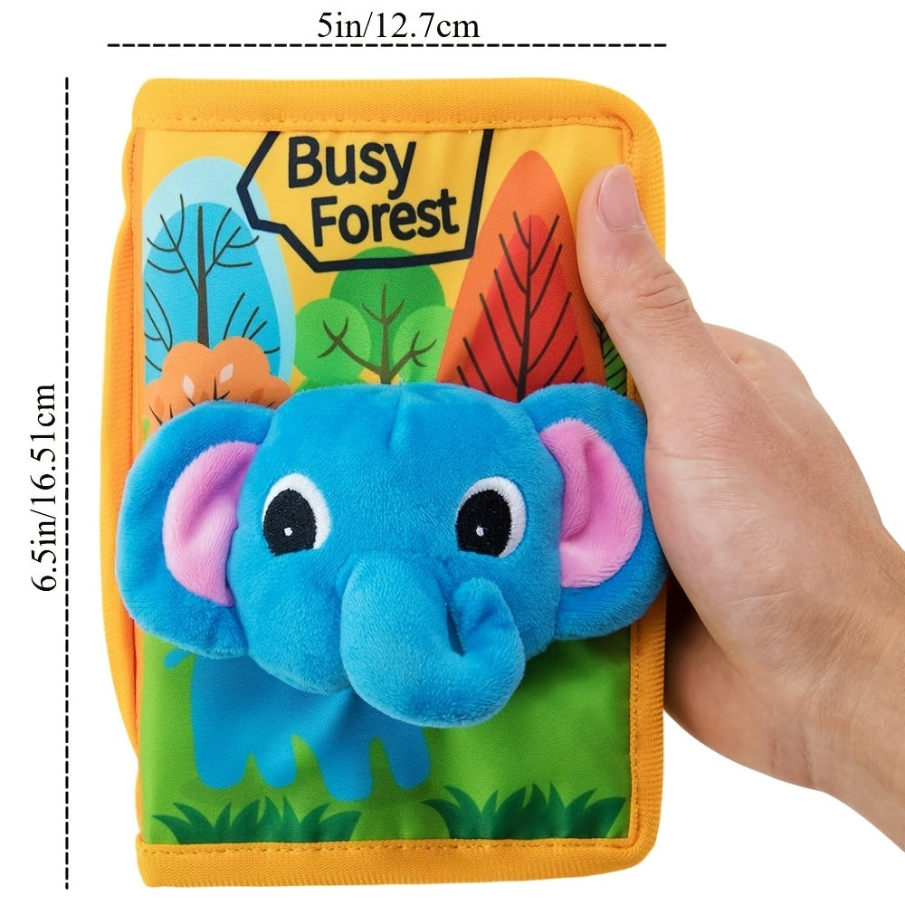 Set van 2 Zachte Stoffen Boekjes voor Baby's en Peuters - Sensorisch Boek Speelgoed voor Fijne Motoriek - Kraamcadeau