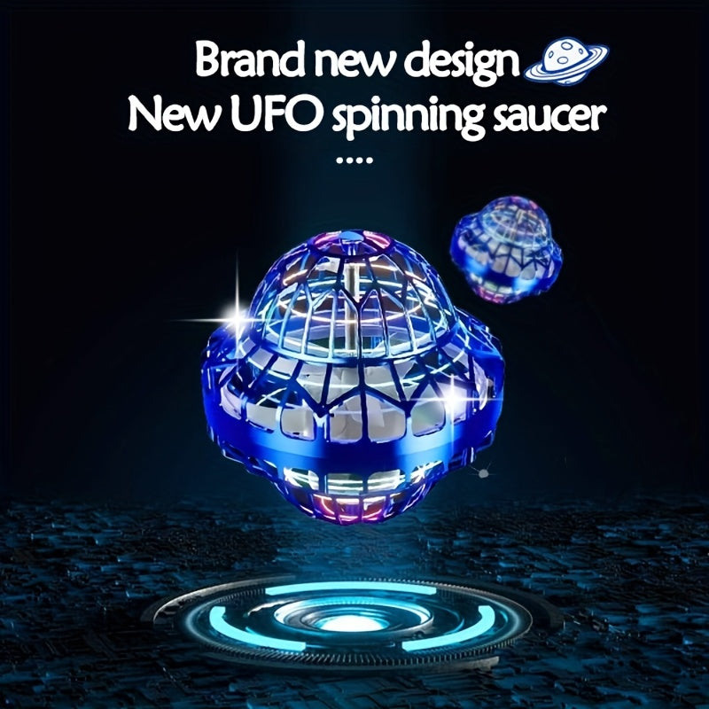UFO Boomerang Flying Ball met LED Licht – Handgestuurde Zweefbal voor Kinderen | Indoor & Outdoor Magisch Speelgoed vanaf 6 Jaar, Draaien, Terugkomen & Zweven