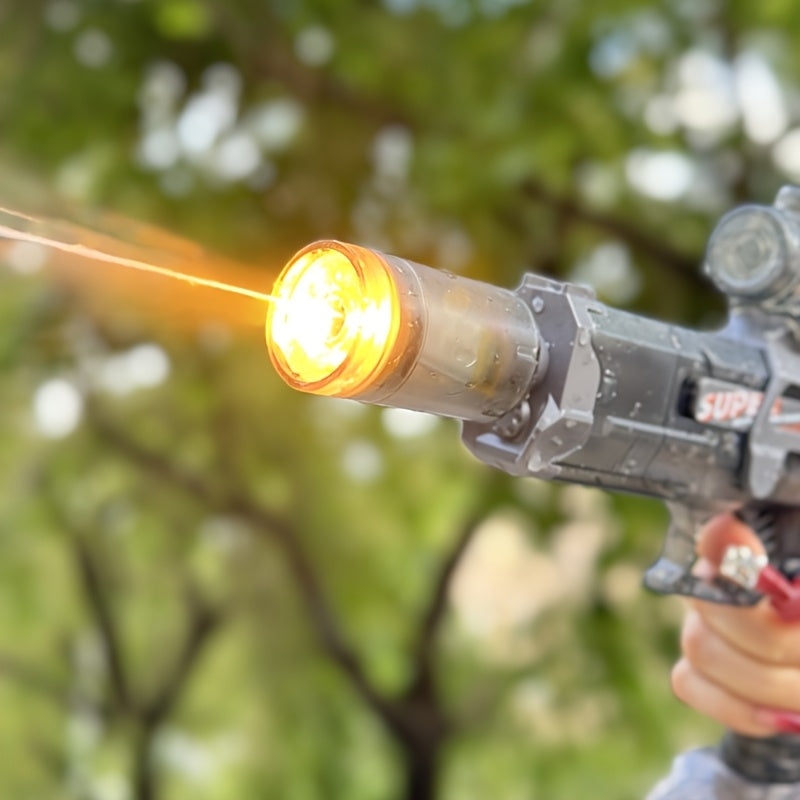 Elektrisch Waterpistool met Vlamlicht – Volautomatisch Watergeweer met Grote Tank & USB-Oplaadbaar (3+ Jaar)
